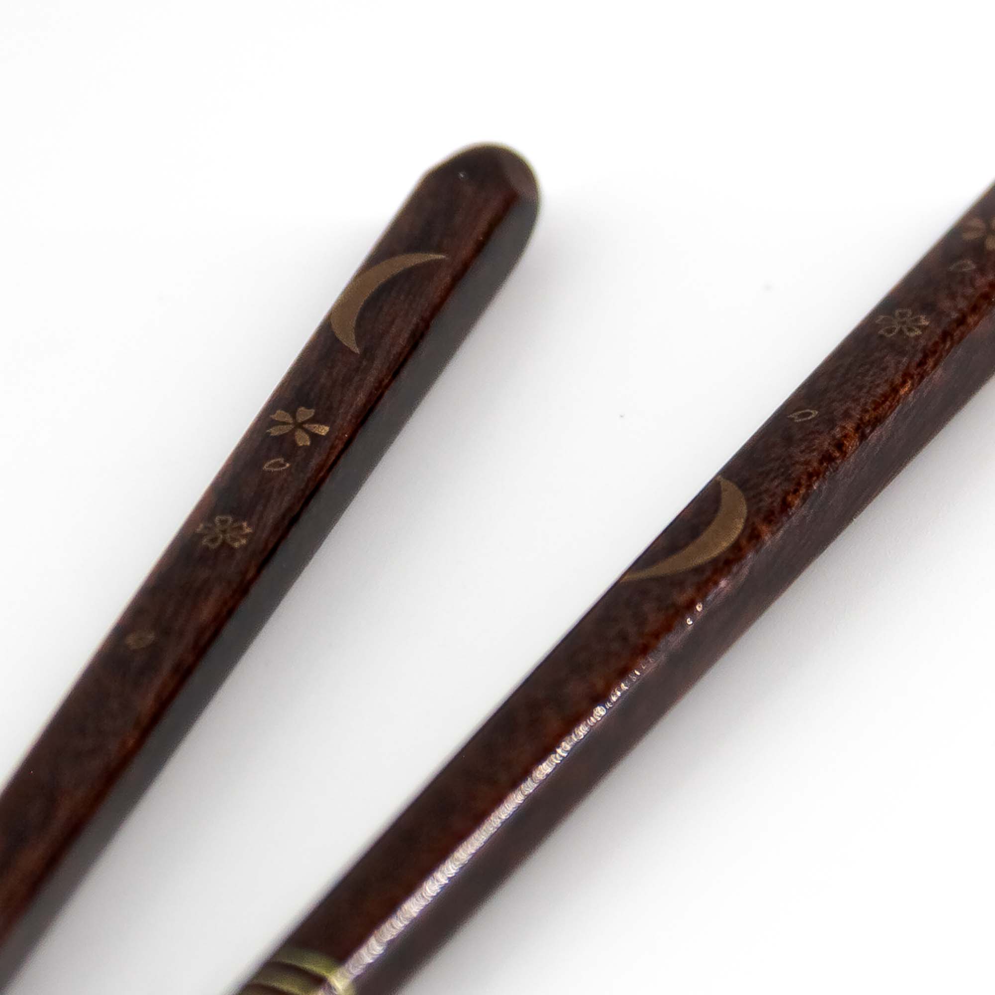 YORU Hashi Essstäbchen Rotbraun Gold – Bild 5