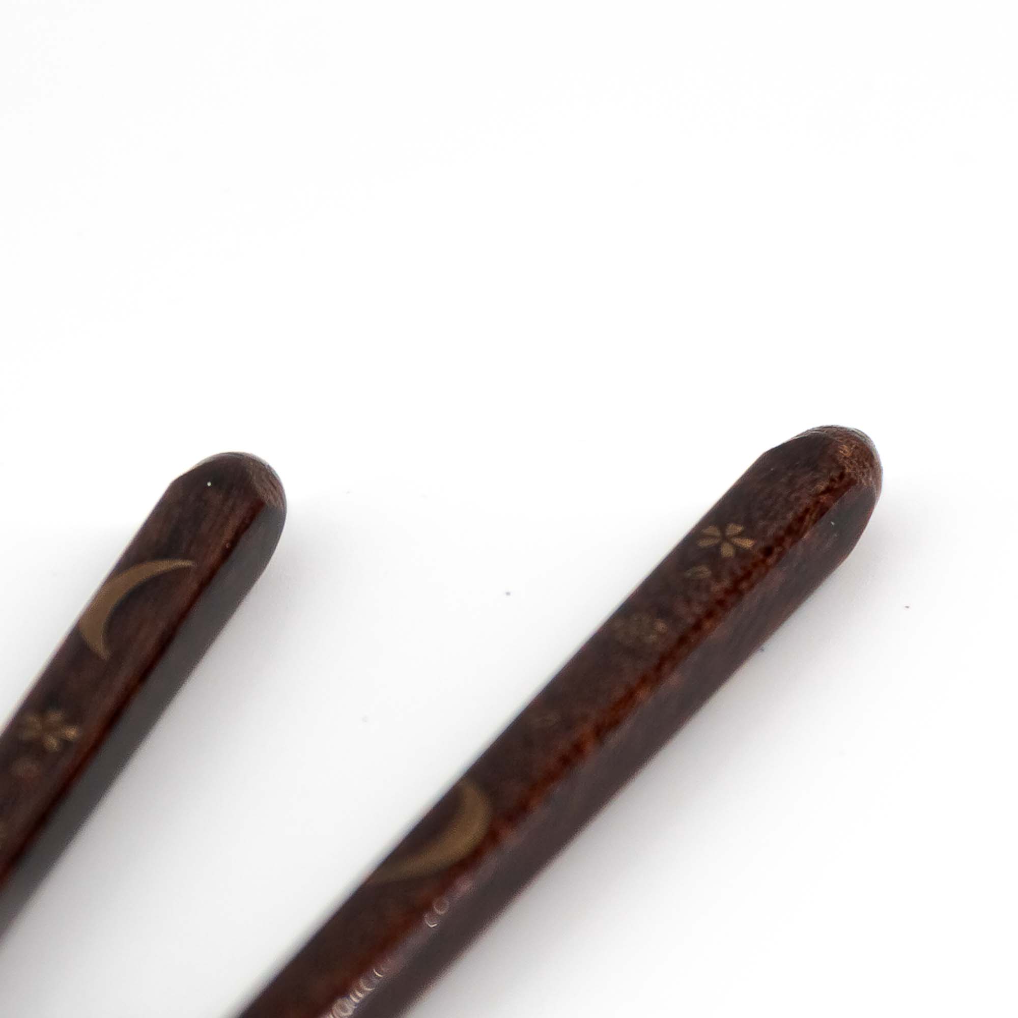 YORU Hashi Essstäbchen Rotbraun Gold – Bild 6