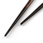 ASANOHA Hashi Essstäbchen Braun Schwarz – Bild 3