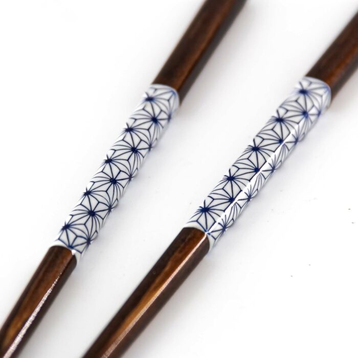 ASANOHA Hashi Essstäbchen Braun Schwarz – Bild 5