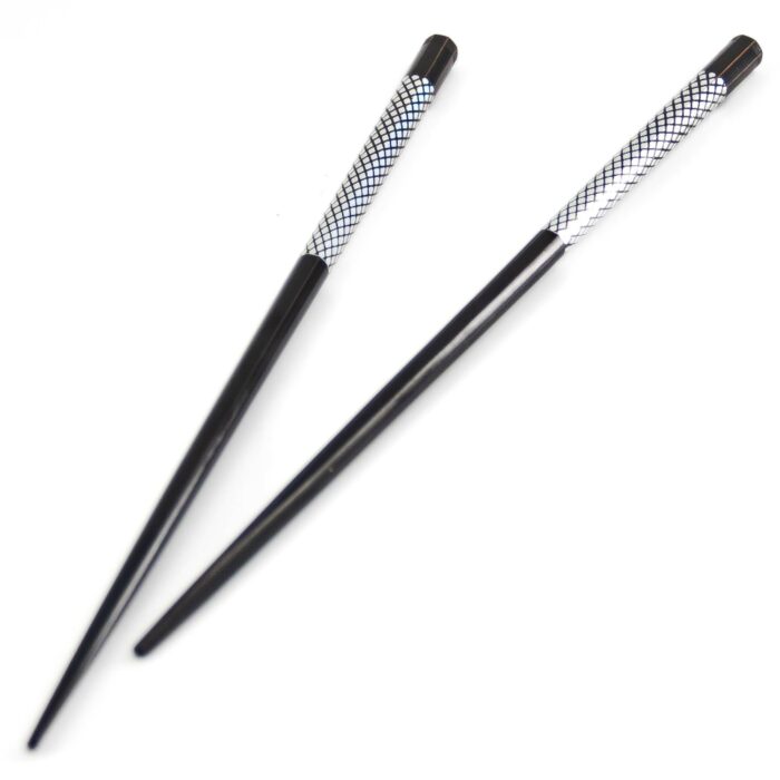 OPARUGOBANWARI Hashi Essstäbchen Braun Weiß – Bild 1