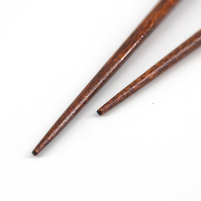 YOZAKURA Hashi Essstäbchen Rotbraun Grau – Bild 3