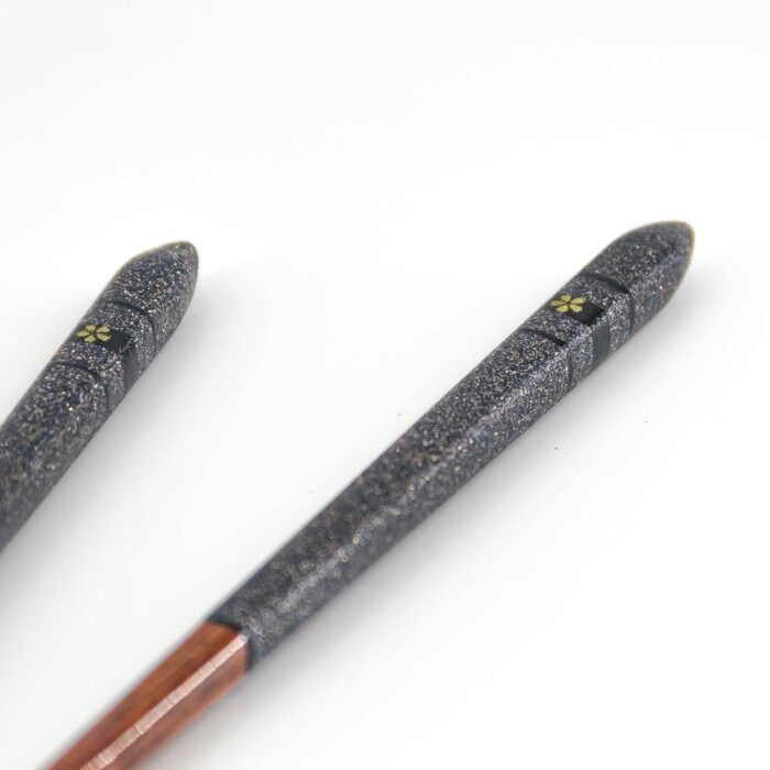 YOZAKURA Hashi Essstäbchen Rotbraun Grau – Bild 5
