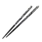 DAIRISEKIEDA Hashi Essstäbchen Schwarz Weiß