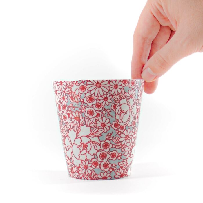 144294 hana glastasse garasunoyunomi 350 ml rosa 007