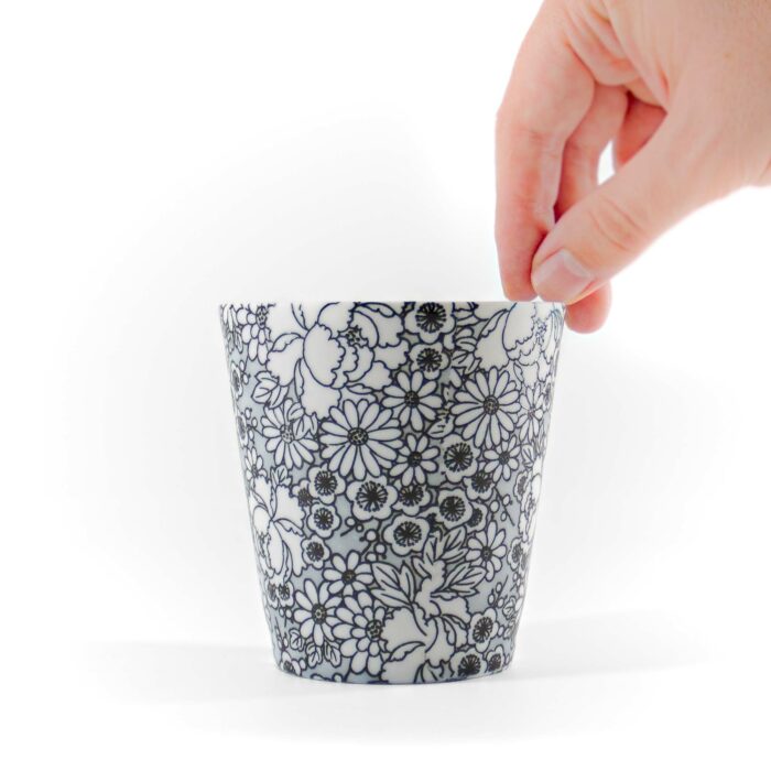 305943 hana glastasse garasunoyunomi 350 ml schwarz 007