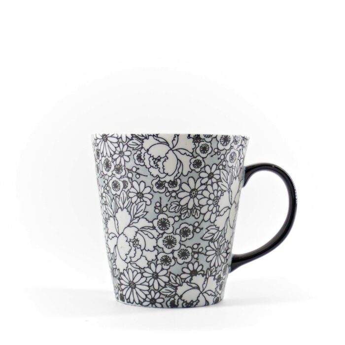 906228 hana glastasse garasunoyunomi 350 ml schwarz 006