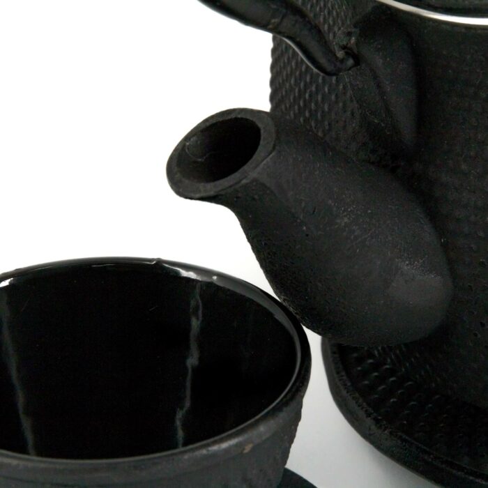 133734 arare tetsubin komplett set gusseisenkanne teekanne 2000 ml schwarz 003