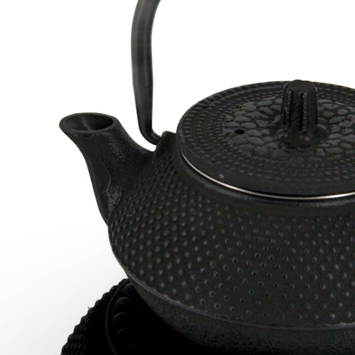 259609 arare tetsubin set mini gusseisenkanne teekanne 300 ml schwarz 004