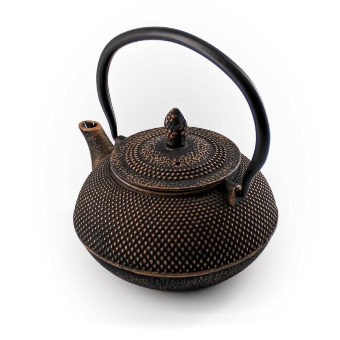 264649 arare gusseisenkanne tetsubin 900 ml schwarz gold 005 basis
