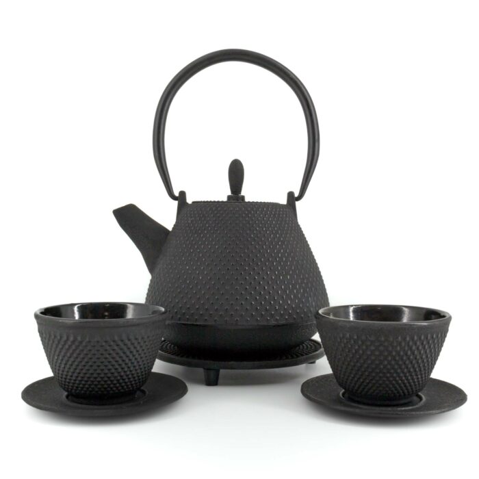 391948 akemi tetsubin komplett set gusseisenkanne teekanne 800 ml schwarz 001