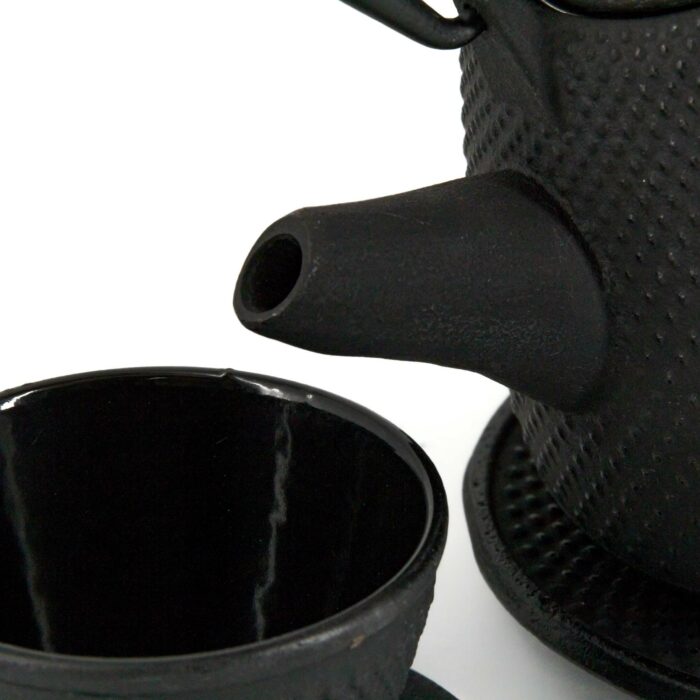391948 akemi tetsubin komplett set gusseisenkanne teekanne 800 ml schwarz 003
