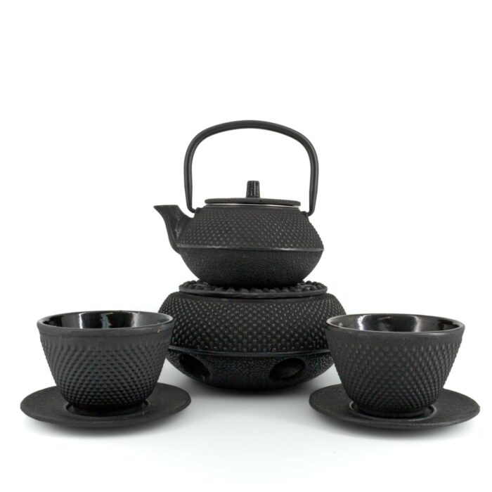 556400 arare tetsubin kombi set gusseisenkanne teekanne 300 ml schwarz 001