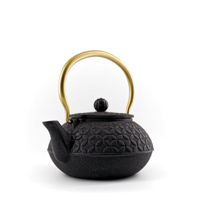 626844 shino gusseisenkanne tetsubin 900 ml schwarz gold 003