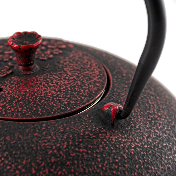 792686 takumi gusseisenkanne tetsubin 1100 ml schwarz rot 006