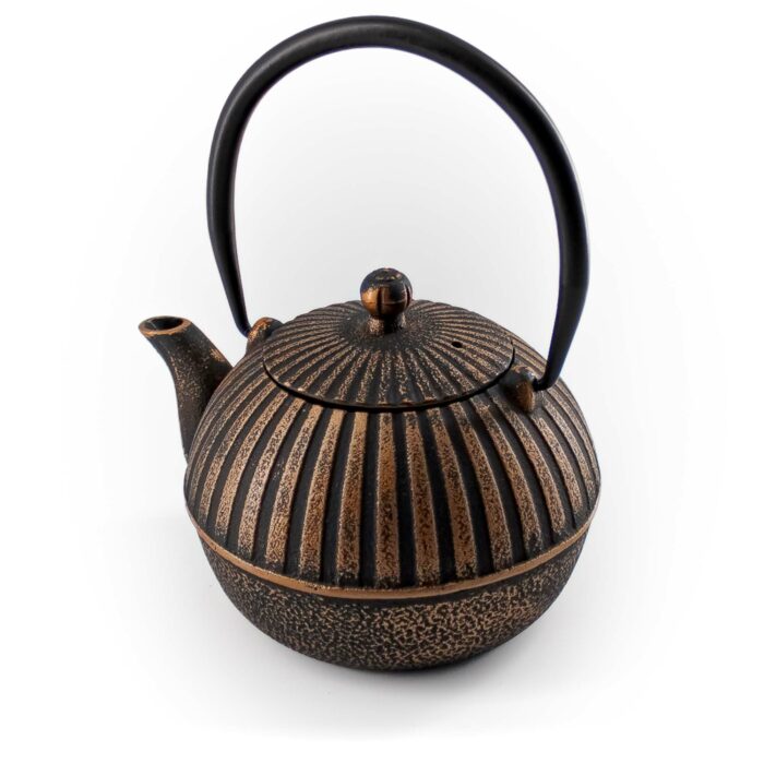 827032 yini gusseisenkanne tetsubin 900 ml schwarz gold 005 basis