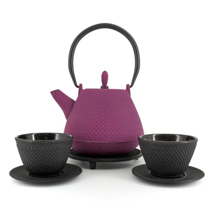 868545 akemi tetsubin komplett set gusseisenkanne teekanne 800 ml lila 001