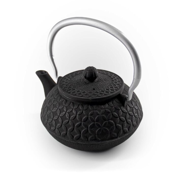 907794 shino gusseisenkanne tetsubin 900 ml schwarz silber 005 basis