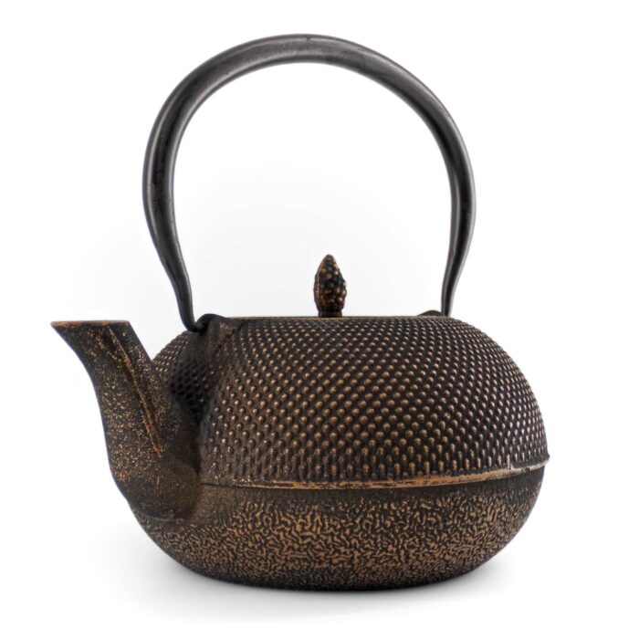 920940 arare gusseisenkanne tetsubin 1800 ml schwarz gold 003
