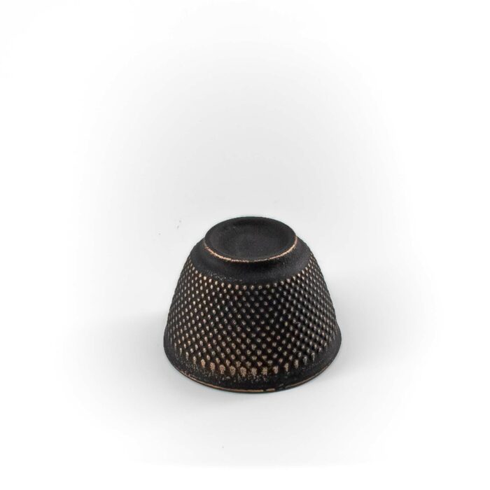 354767 arare gusseisentasse tetsunoyunomi 120 ml schwarz gold 004 basis