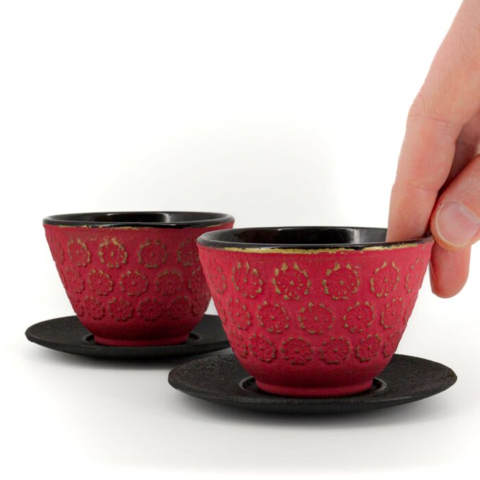 609404 sakura tetsunoyunomi set kombi gusseisentasse teetasse 120 ml rotgold 002