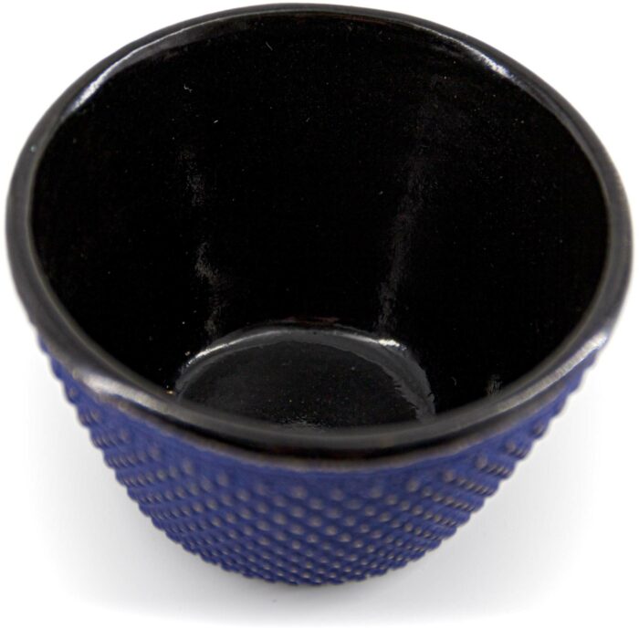 ARARE Tetsunoyunomi Gusseisentasse 120 ml Blaugold – Bild 5