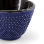 ARARE Tetsunoyunomi Gusseisentasse 120 ml Blaugold – Bild 6