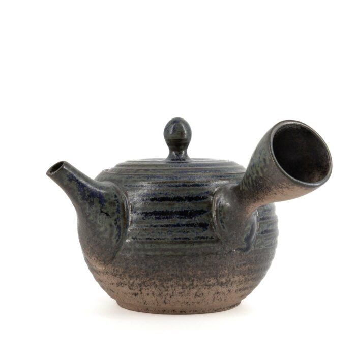 215874 minato keramikkanne kyusu 380 ml blau braun beige 001