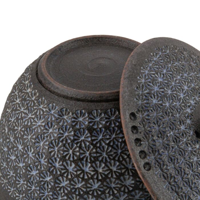 320147 nanban mishimazume keramikkanne kyusu 280 ml schwarz blau 008