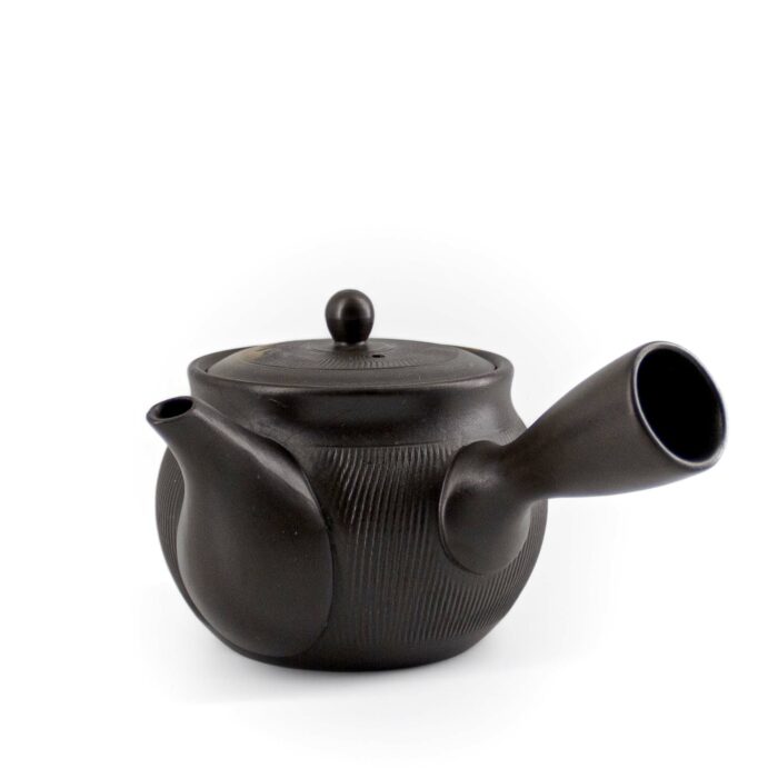 490609 shuichi keramikkanne kyusu 380 ml schwarz gold 001