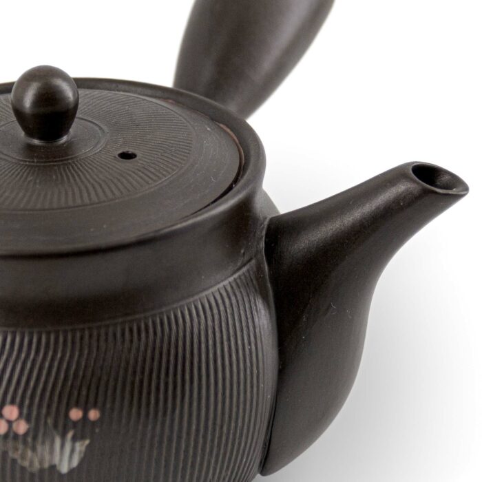 490609 shuichi keramikkanne kyusu 380 ml schwarz gold 006