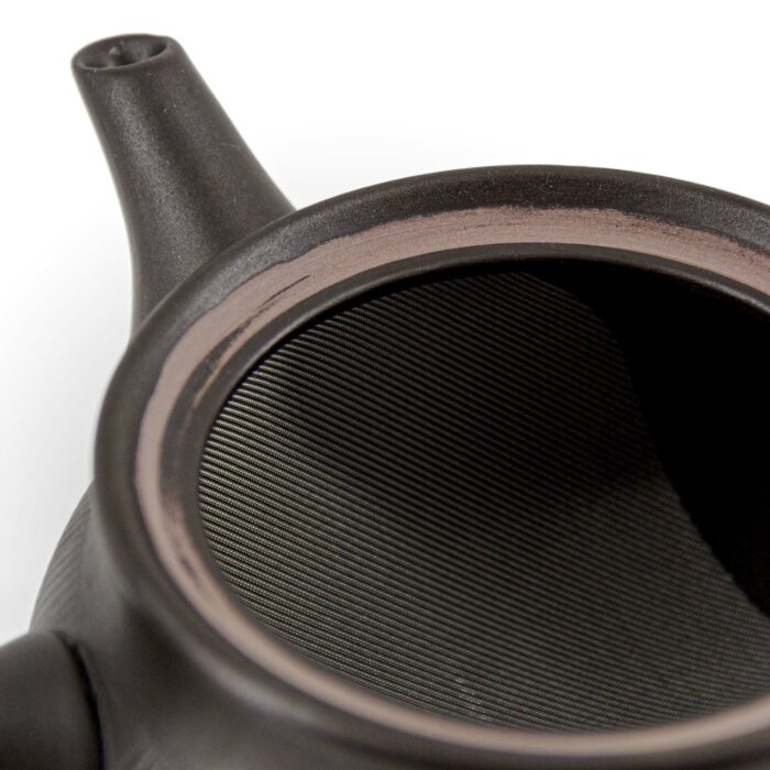 490609 shuichi keramikkanne kyusu 380 ml schwarz gold 007