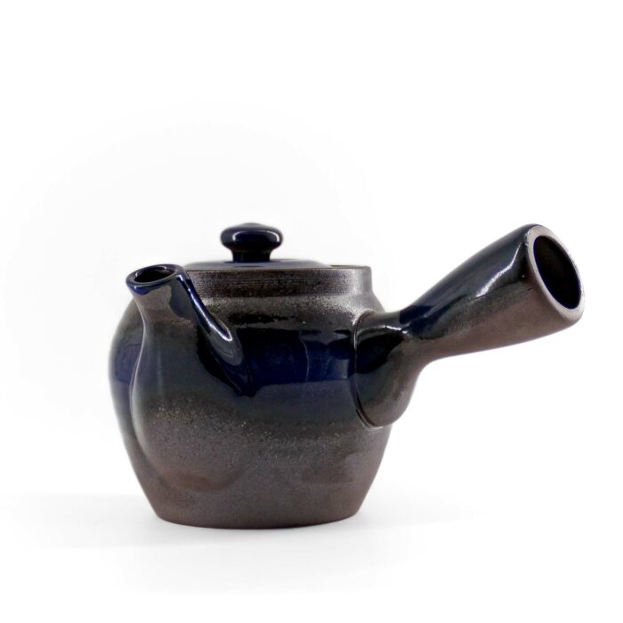784715 sakai keramikkanne kyusu 390 ml braun blau 001