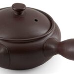 IKEBE-SAN Kyusu Keramikkanne 250 ml Rotbraun – Bild 4
