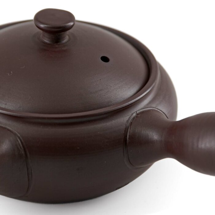 IKEBE-SAN Kyusu Keramikkanne 250 ml Rotbraun – Bild 4