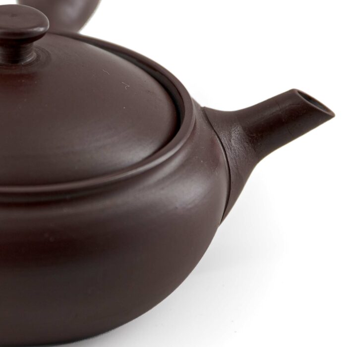IKEBE-SAN Kyusu Keramikkanne 250 ml Rotbraun – Bild 5