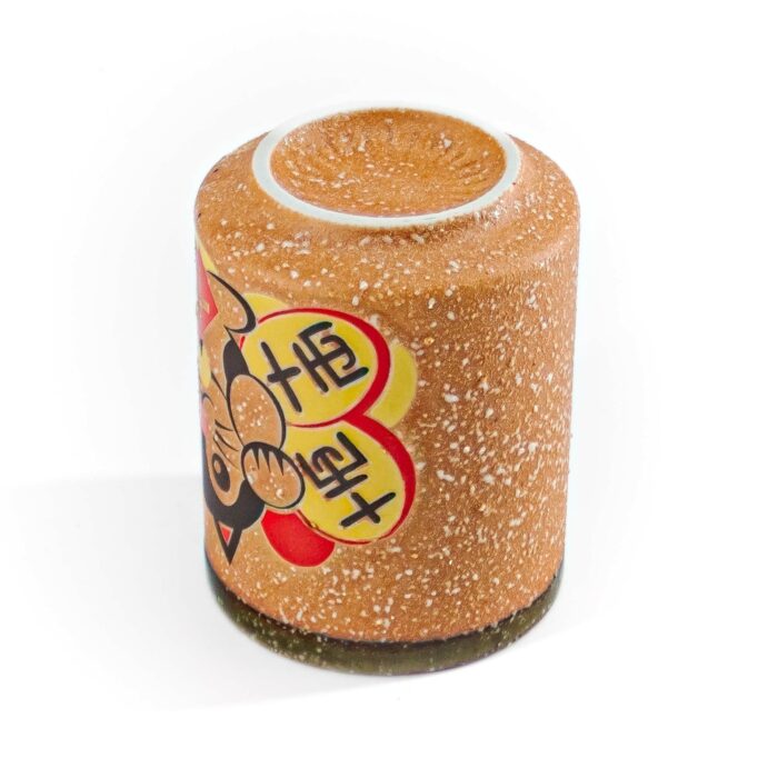 635907 kin keramiktasse tokinoyunomi 250 ml braun schwarz gelb rot gruen 004 basis