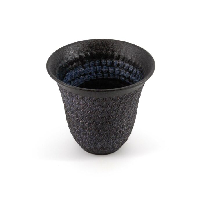 685810 nanban mishimazume keramiktasse tokinoyunomi 300 ml schwarz lila 005 basis