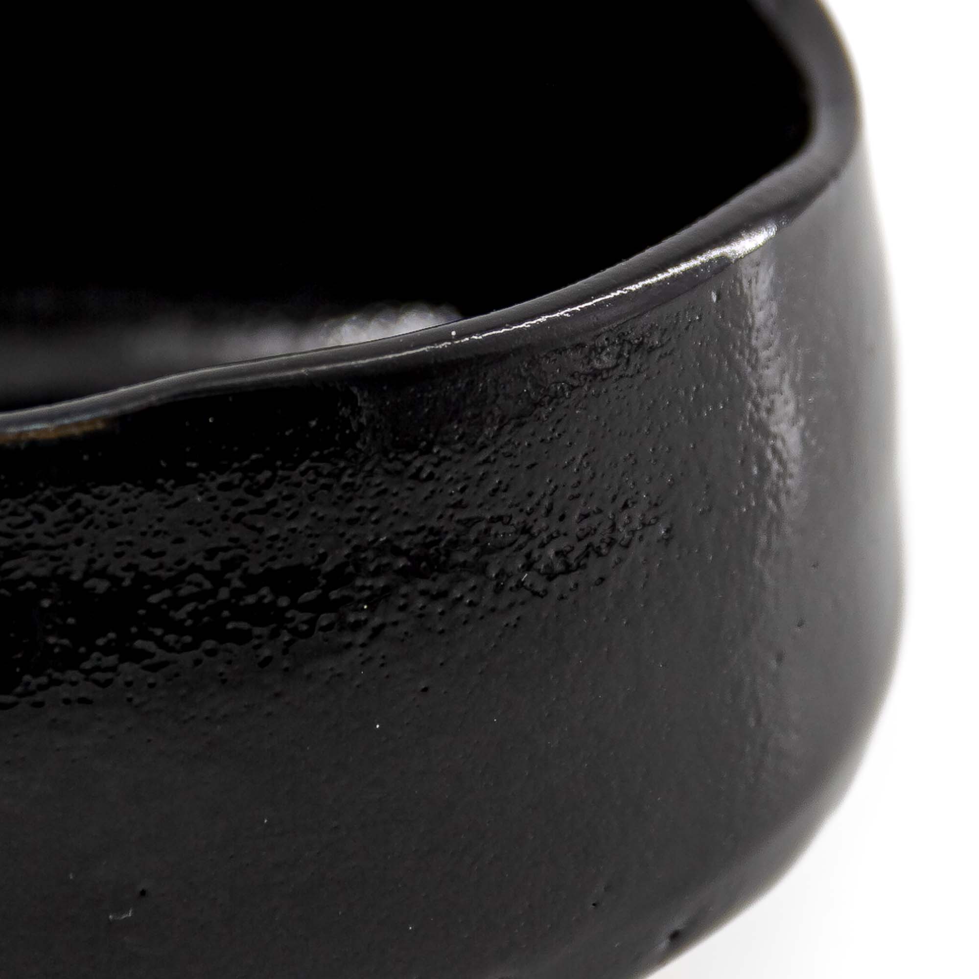 MORIKO Chawan Matcha-Schale 490 ml Schwarz Rosa – Bild 5