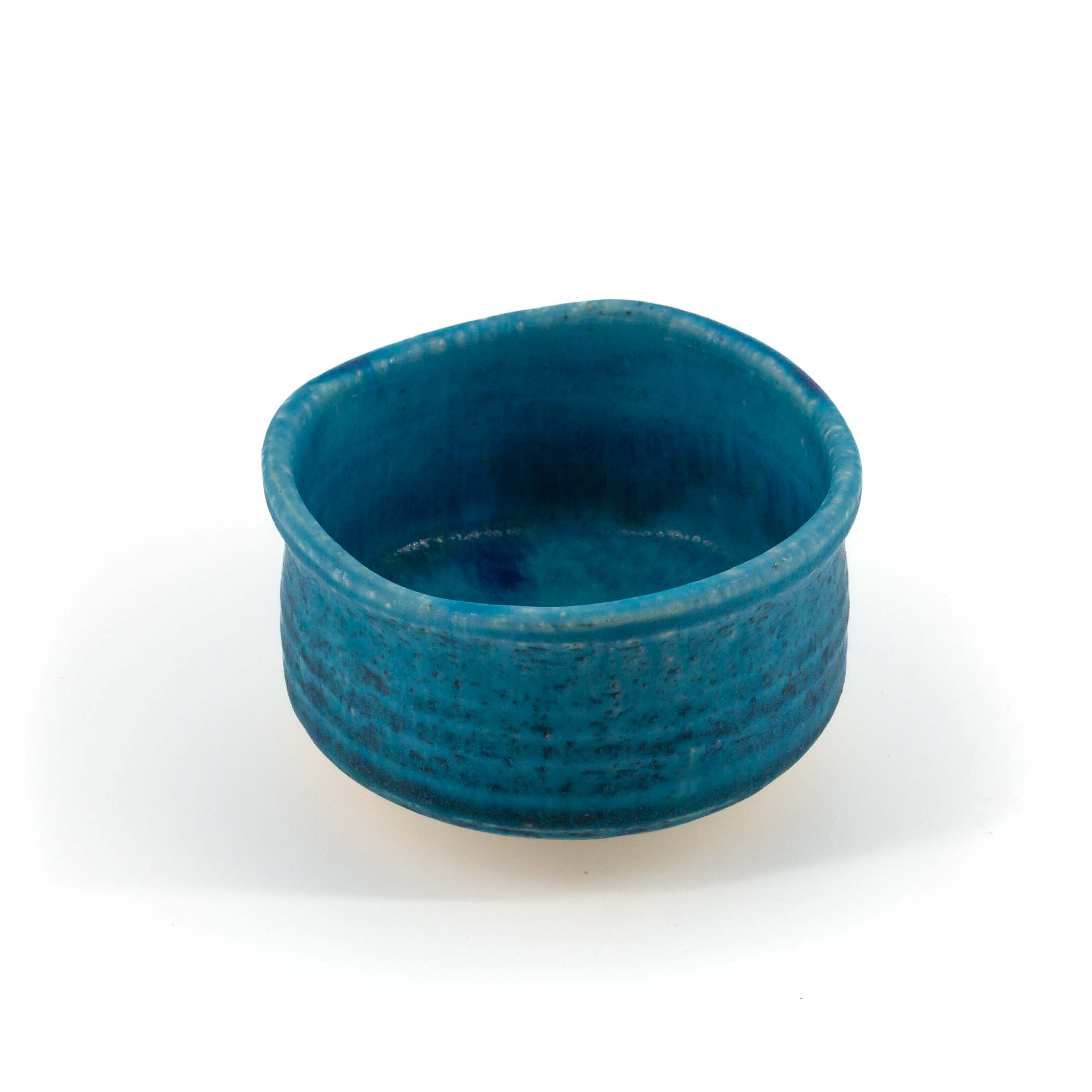 TORUKO Chawan Matcha-Schale 420 ml Blau Weiß – Bild 3