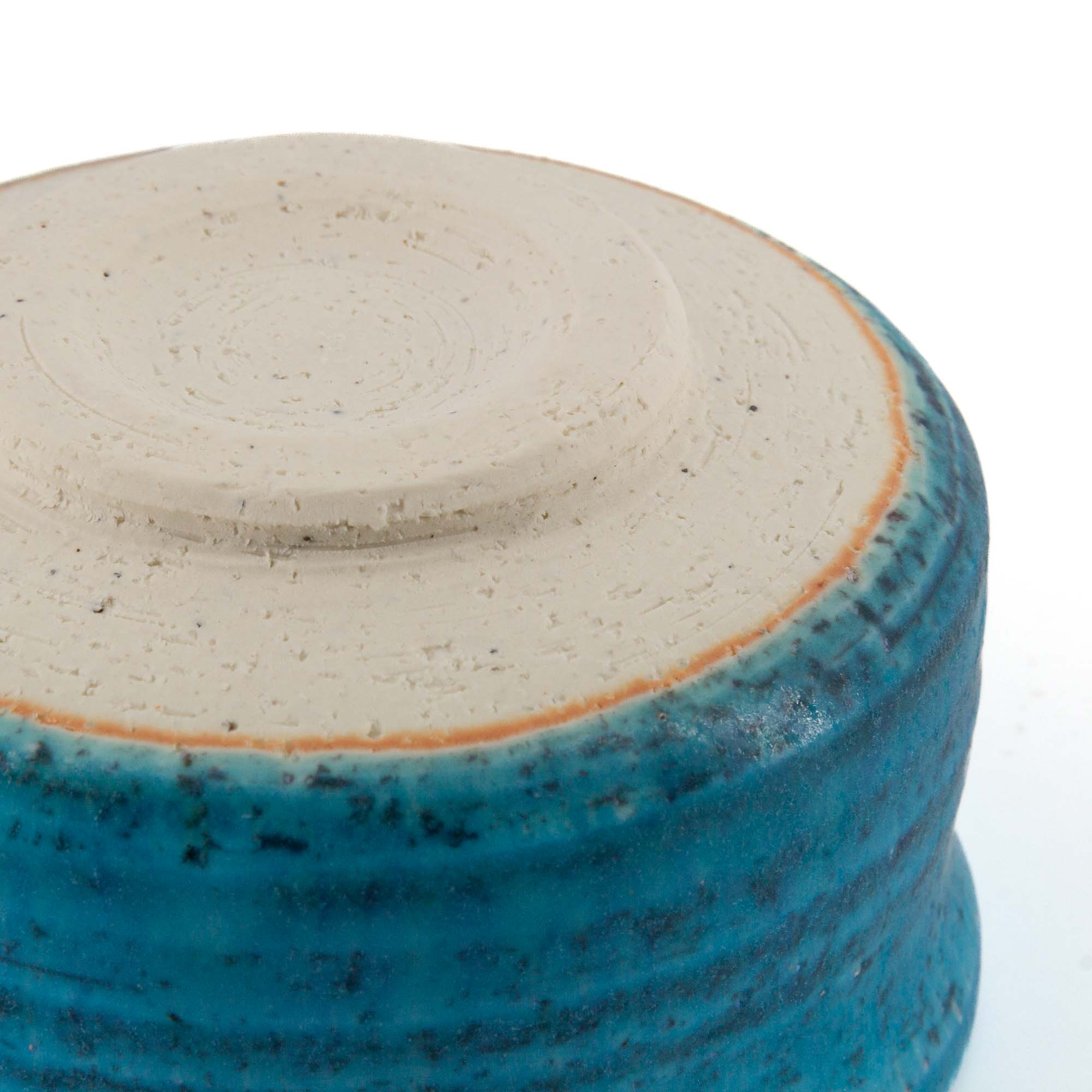 TORUKO Chawan Matcha-Schale 420 ml Blau Weiß – Bild 8