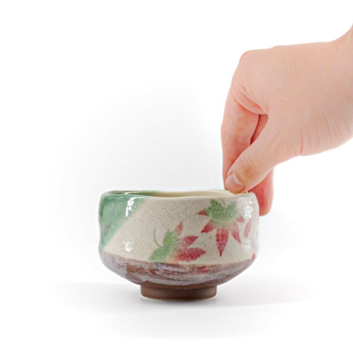 387154 sahuri matcha schale chawan 220 ml rosa gruen rot 002