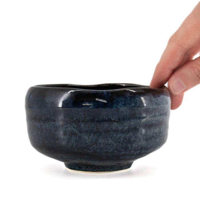 512873 tenmoku matcha schale chawan 420 ml blau schwarz 002