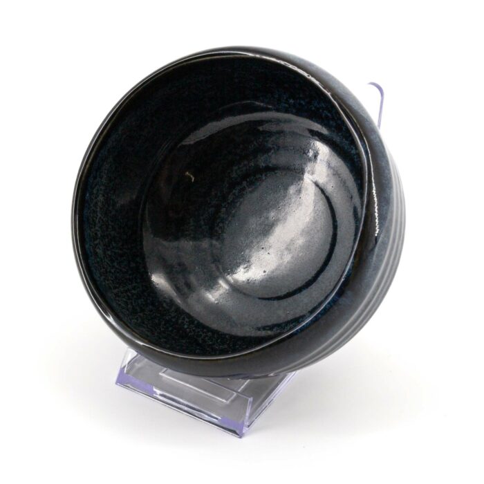 512873 tenmoku matcha schale chawan 420 ml blau schwarz 005 basis