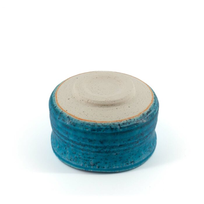 TORUKO Chawan Matcha-Schale 420 ml Blau Weiß – Bild 4