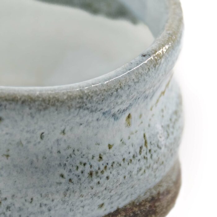 AOSHINO-UNOFU Chawan Matcha-Schale 470 ml Weiß Braun – Bild 6