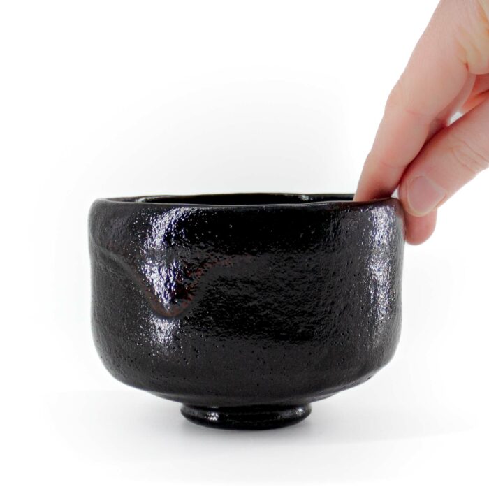 977070 oneechan matcha schale chawan schwarz rot 002