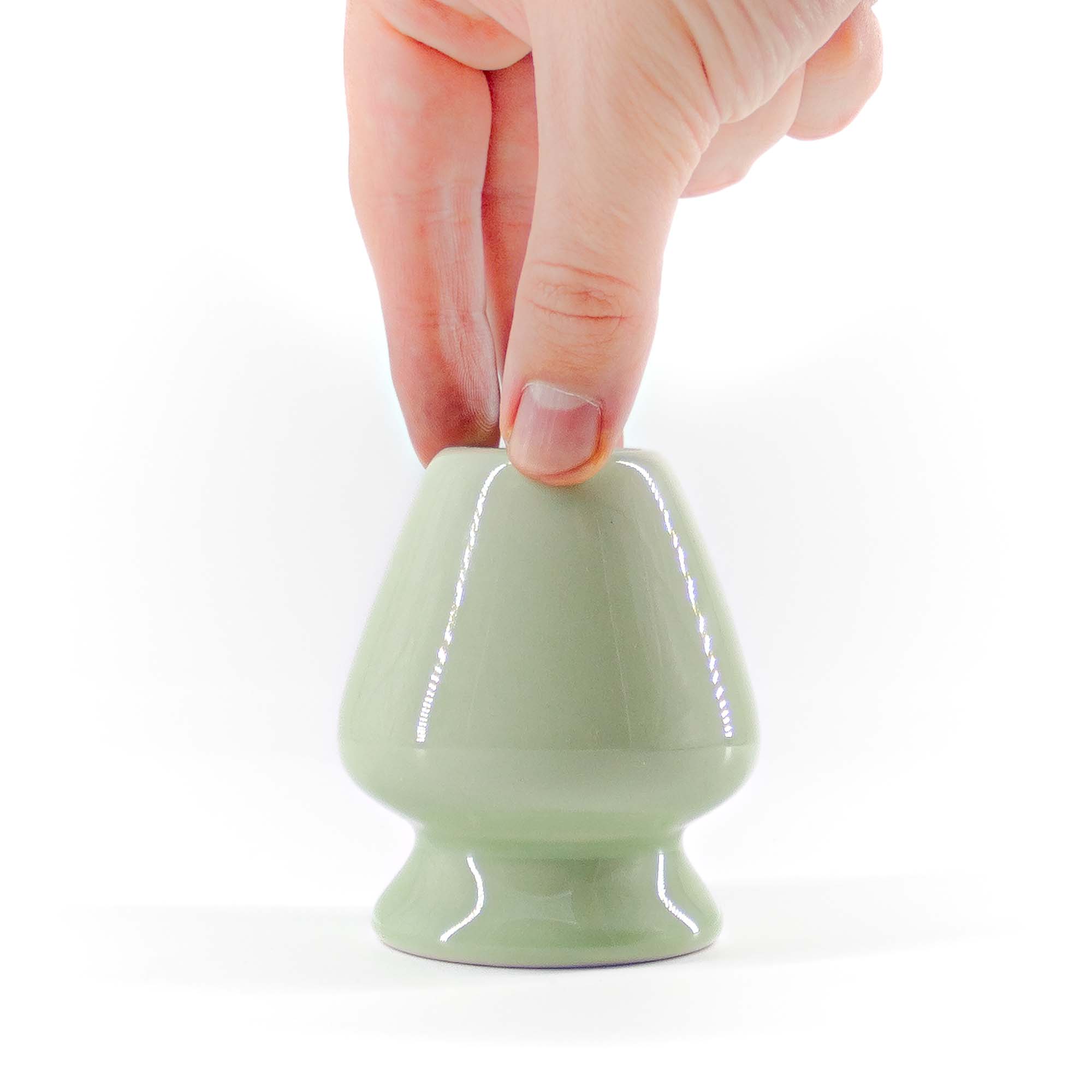 NORIKO Chasen Tate Matcha-Besenhalter Grün – Bild 2