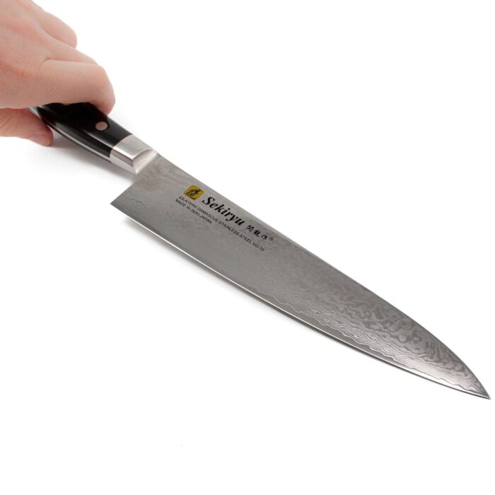 110090 sekiryu chef hocho kochmesser silber schwarz 002
