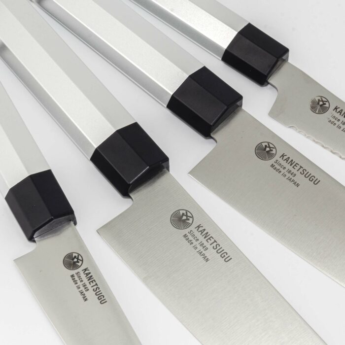225888 kanetsugu zuiun kiwami hocho komplett set kochmesser silber 004